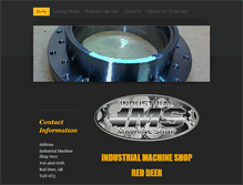 Tablet Screenshot of industrialmachinereddeer.com